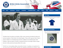 Tablet Screenshot of aikido-baa.org.uk